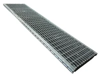 Решетка канализационная  B125 (сталь) 1000x200 мм Heelsafe Mesh 33x15 VIP  MUFLESYSTEM 2