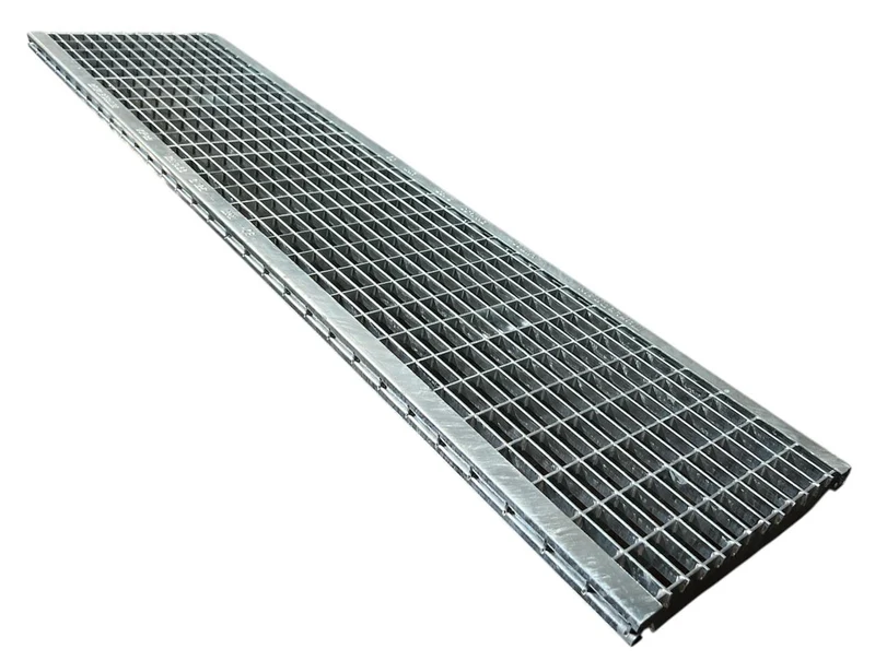 Решетка канализационная  B125 (сталь) 1000x200 мм Heelsafe Mesh 33x15 VIP  MUFLESYSTEM 2