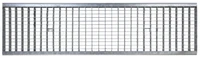 Решетка канализационная  B125 (сталь) 1000x200 мм Heelsafe Mesh 33x15 VIP  MUFLESYSTEM