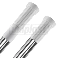Bara metalica colt  pentru perdea 90-90 cm (chromat) C8027D 2