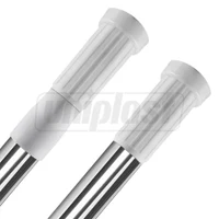 Bara metalica pentru perdea 125-220 cm (inox) 8034A 2