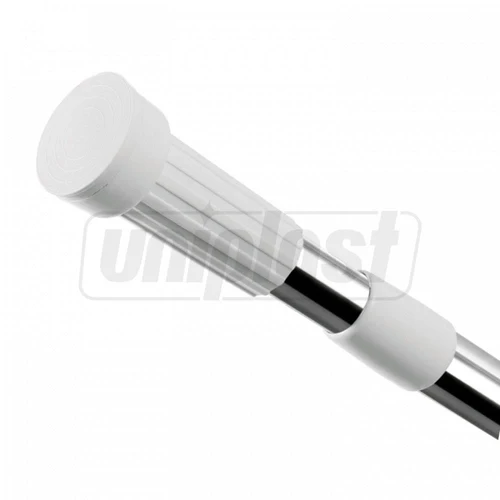 Bara metalica pentru perdea patrata 90-90-90 cm (inox) 8019