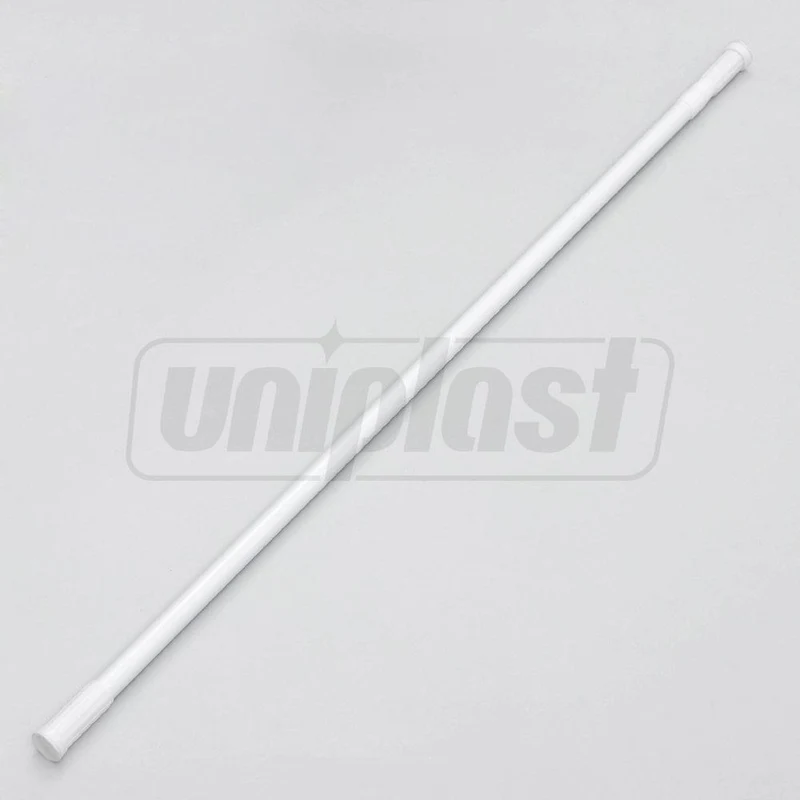 Bara metalica colt pentru perdea alb 120-120 cm (8027B) 3
