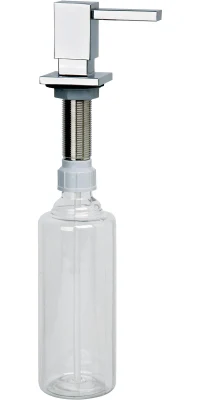 Dozator pentru sapun lichid patrat 0.5 L (crom) SOAP-SQ-CPB  MCALPINE