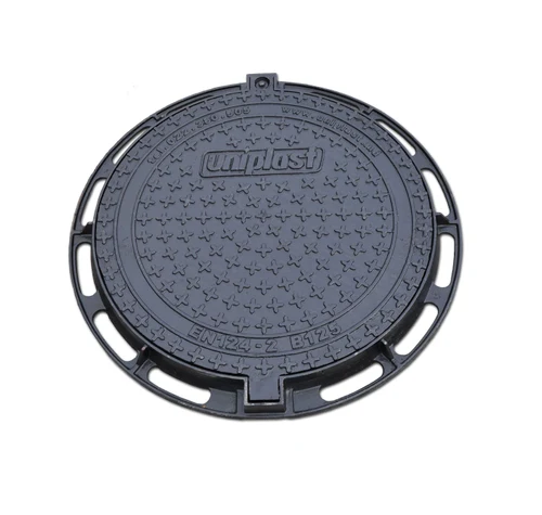 Люк чугунный D.600 EN-124 B125 24.5 кг с болтом RCB700 (586x700x45 мм)