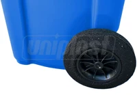 Cos pentru transportarea deseurilor  120 L pe roti (albastru) HE 4