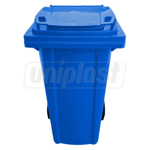 Cos pentru transportarea deseurilor  120 L pe roti (albastru) HE