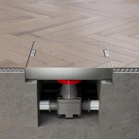Capac pentru camin de vizitare inox patrat 700x700x25 mm A15 (invizibil) 4