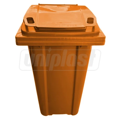 Cos pentru transportarea deseurilor  240 L pe roti (portocaliu) HE