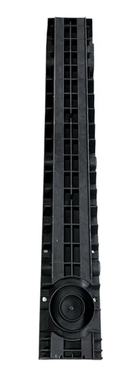 Rigola canalizare set PP cu grila din otel zincat B125  100x50 (150x100x1000) mm  SAB 4
