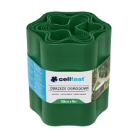 Бордюр садовый газонный 20 см x 9 м рифленый (зеленый) 30-003H  CELLFAST