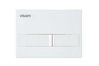 Buton actionare rezervor (incorporabil) KARINA (alb)  VISAM