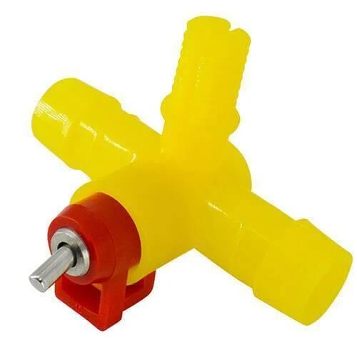 Adapatoare cu niplu 360° A25 din plastic pentru pasari (cruce) 2