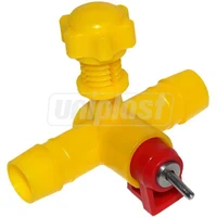 Adapatoare cu niplu 360° A25 din plastic pentru pasari (cruce)