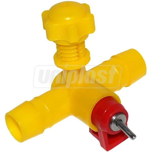 Adapatoare cu niplu 360° A22 din plastic pentru pasari (detinator galben)