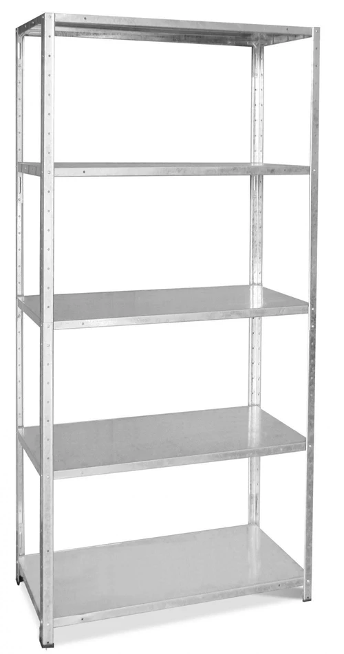 Raft depozitare metal galvanizat 5 polite, max. 90 kg (90 x 45 x 150 cm)  TOLSEN