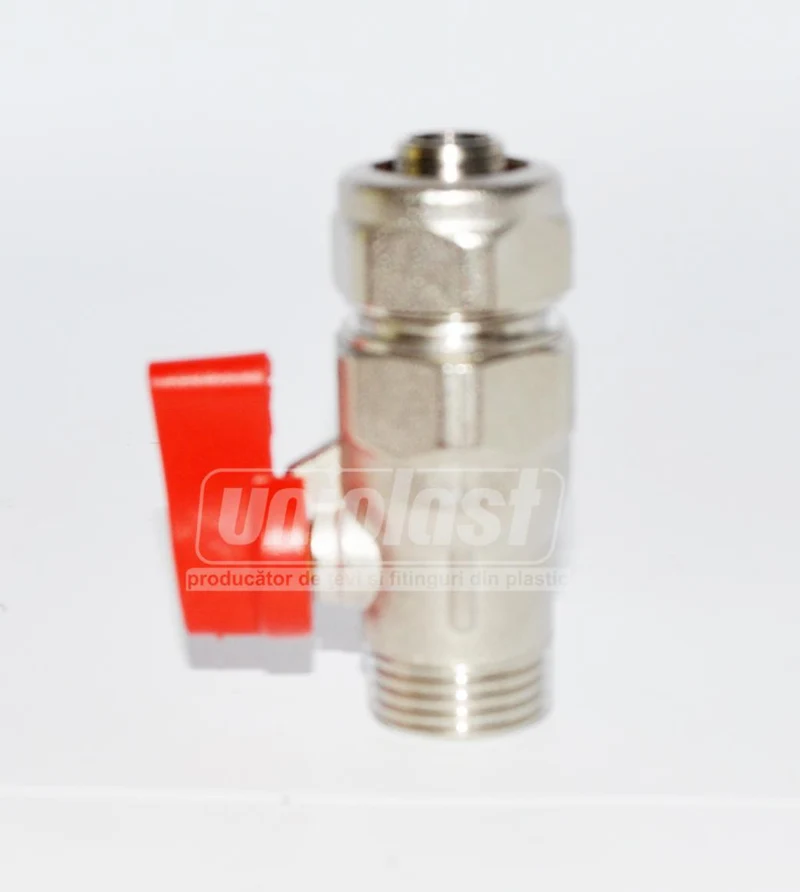 Кран D. 16 x 1/2" П металлопласт  KAS 3