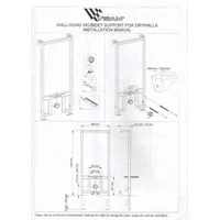 Инсталляция для биде QUICK / EASY без кнопки (893-002)  VISAM 2