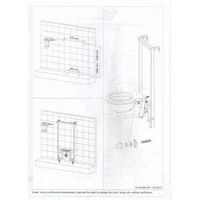 Инсталляция для биде QUICK / EASY без кнопки (893-002)  VISAM 3