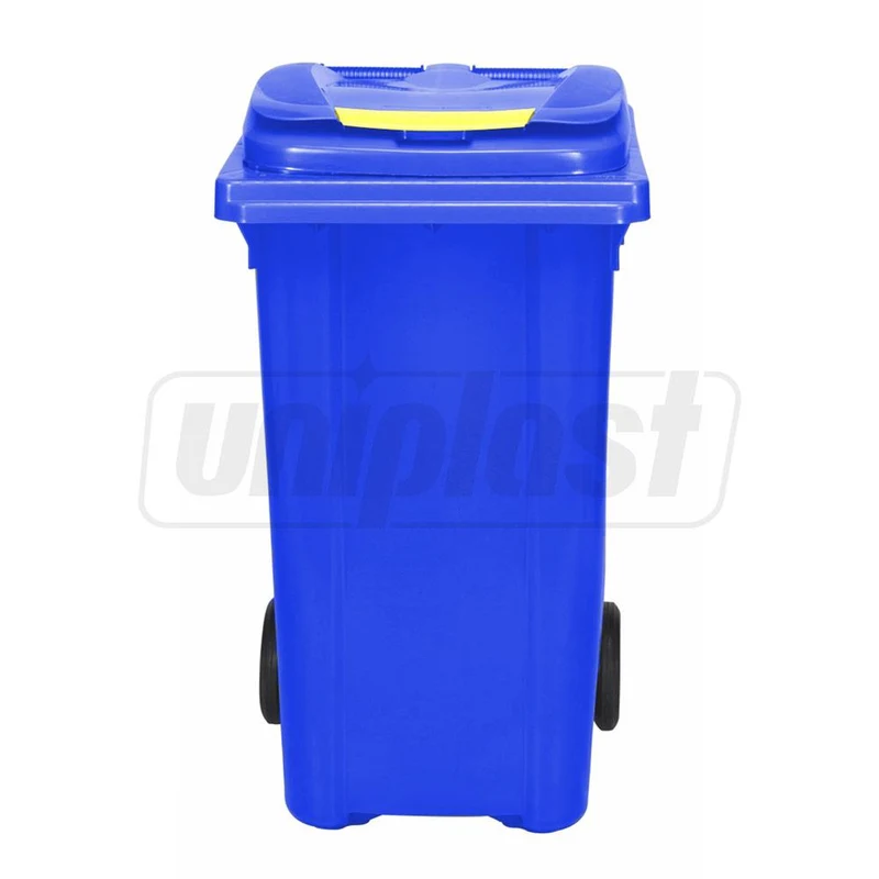 Cos pentru transportarea deseurilor  240 L pe roti (albastru) UNI 3