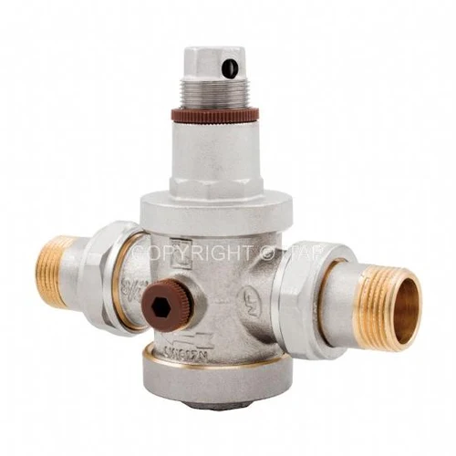 Reductor de presiune D.  1/2" FE/FE PN25 cu iesire pentru manometru 143MM  ITAP
