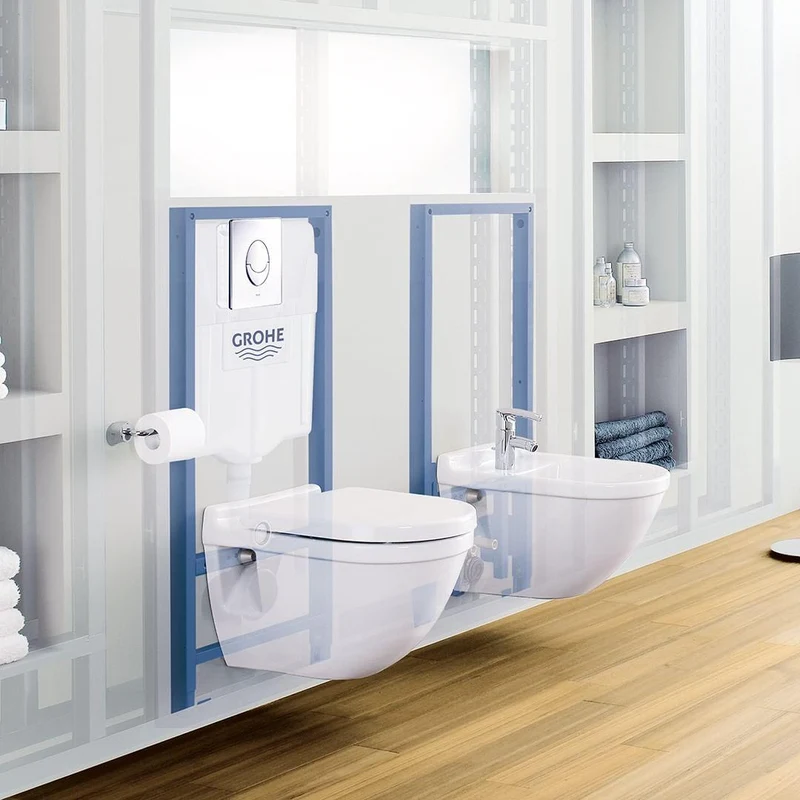 Rama WC (cu cadru Skate Air Crom) GROHE Rapid SL Project 38745001, cu buton 4
