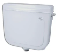 Rezervor WC DENIZ 2000 (buton plastic) cu alimentare laterala 9 L  VISAM