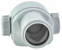 Clapeta de sens unic D. 50 PVC orizontala / verticala (gri) HL4  HL 2