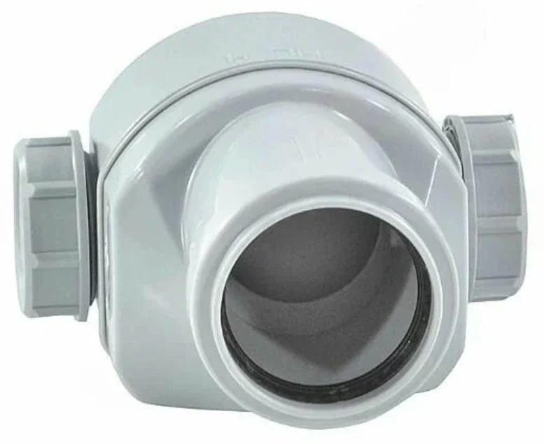 Clapeta de sens unic D. 50 PVC orizontala / verticala (gri) HL4  HL 2
