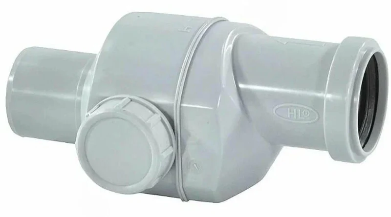 Clapeta de sens unic D. 50 PVC orizontala / verticala (gri) HL4  HL 3
