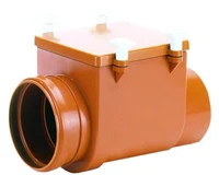 Clapeta de sens unic D.160 PVC orizontala (clapeta din inox) HL715  HL