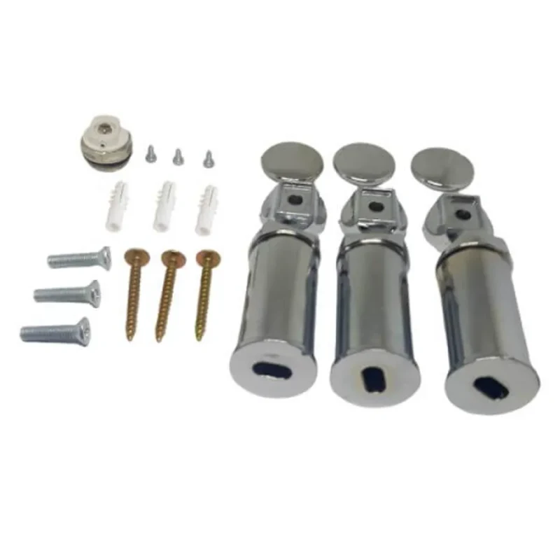 Set din 3 fixage pentru uscator (crom)  RADIVA 2