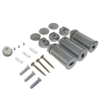 Set din 3 fixage pentru uscator (crom)  RADIVA