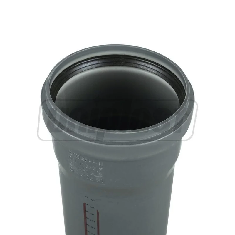 Труба ПП D. 90 L=2 м / 2.2 мм (серая)  OSTENDORF 4