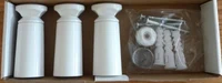 Set din 3 fixage pentru uscator (alb)  RADIVA 3