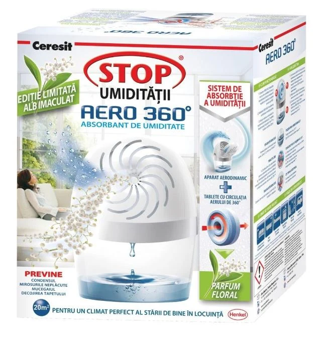 Влагопоглoтитель AERO 360° (белый) 20 м²  CERESIT 2