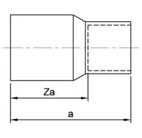 Racord pentru cupru D. 12 x 1/2" FI (sudura) 2