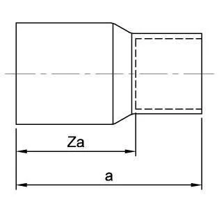 Racord pentru cupru D. 12 x 1/2" FI (sudura) 2