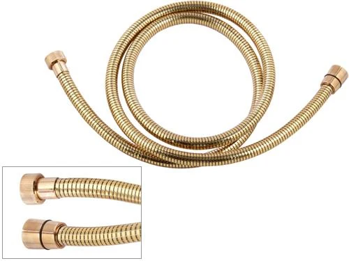 Furtun de dus L=1.5 m plastic (culoare aur) 332CNDR  REMER