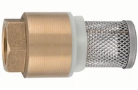 Sorb cu supapa de sens din alama cu sita inox D. 1.1/4" PN10 108  ITAP 2