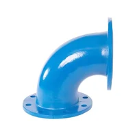 Cot fonta cu flanse D.150 x 90° PN10/16 (L=220/360 mm) (8 gauri)  BOHAMET 2
