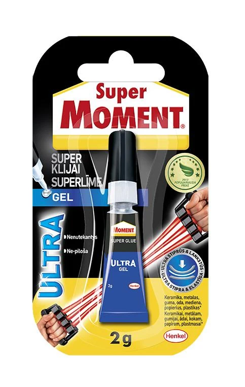 Adeziv instant Super Glue Ultra Gel 2 g  MOMENT