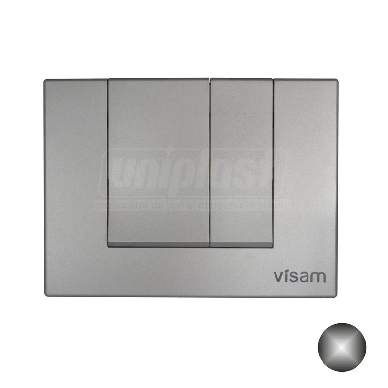 Buton actionare rezervor (incorporabil) ALINDA (crom)  VISAM 2