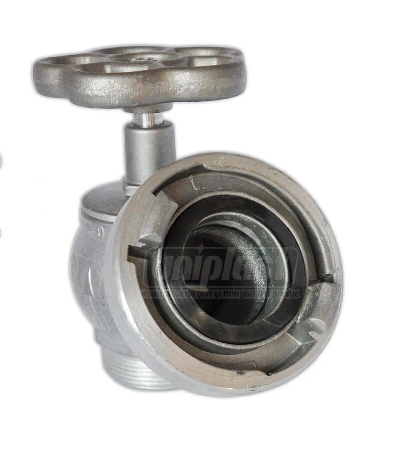 Robinet hidrant D. 2" FE cu racord fix, aluminiu STORZ PL 2