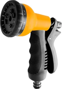 Pistol de stropit cu debit reglabil, 8 jeturi stropire  TOLSEN