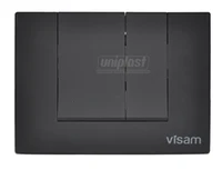 Buton actionare rezervor (incorporabil) ALINDA (negru mat) (Soft Black)  VISAM