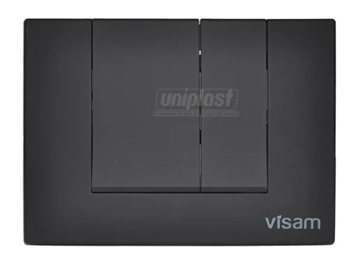 Buton actionare rezervor (incorporabil) ALINDA (negru mat) (Soft Black)  VISAM