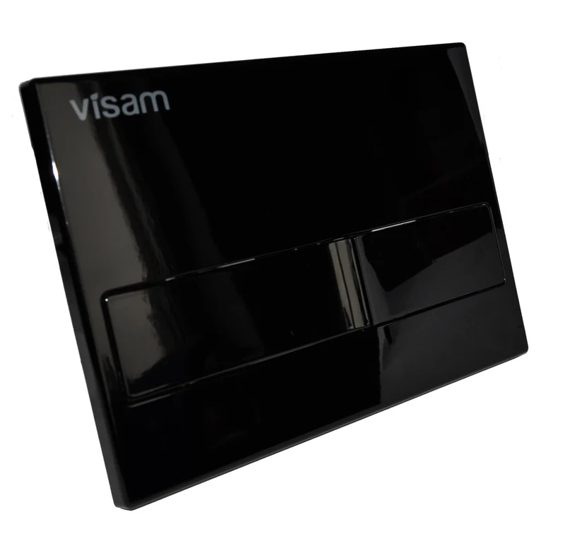 Buton actionare rezervor (incorporabil) KARINA (negru lucios) (Bright Black) 226-008/226-004  VISAM 2