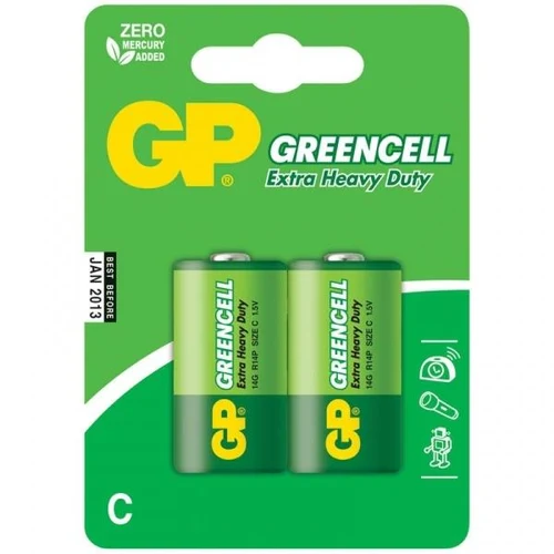 Baterie  1.5V Greencell 14G-2UE2 (14G-U2) (2 buc.)  GP