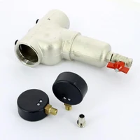 Filtru autocuratire D.  3/4" FI/FI 300 mcm PN16 (cu 2 manometre D. 1/4" si robinet golire D. 3/8" FE/FI) Art. 189  ITAP 3